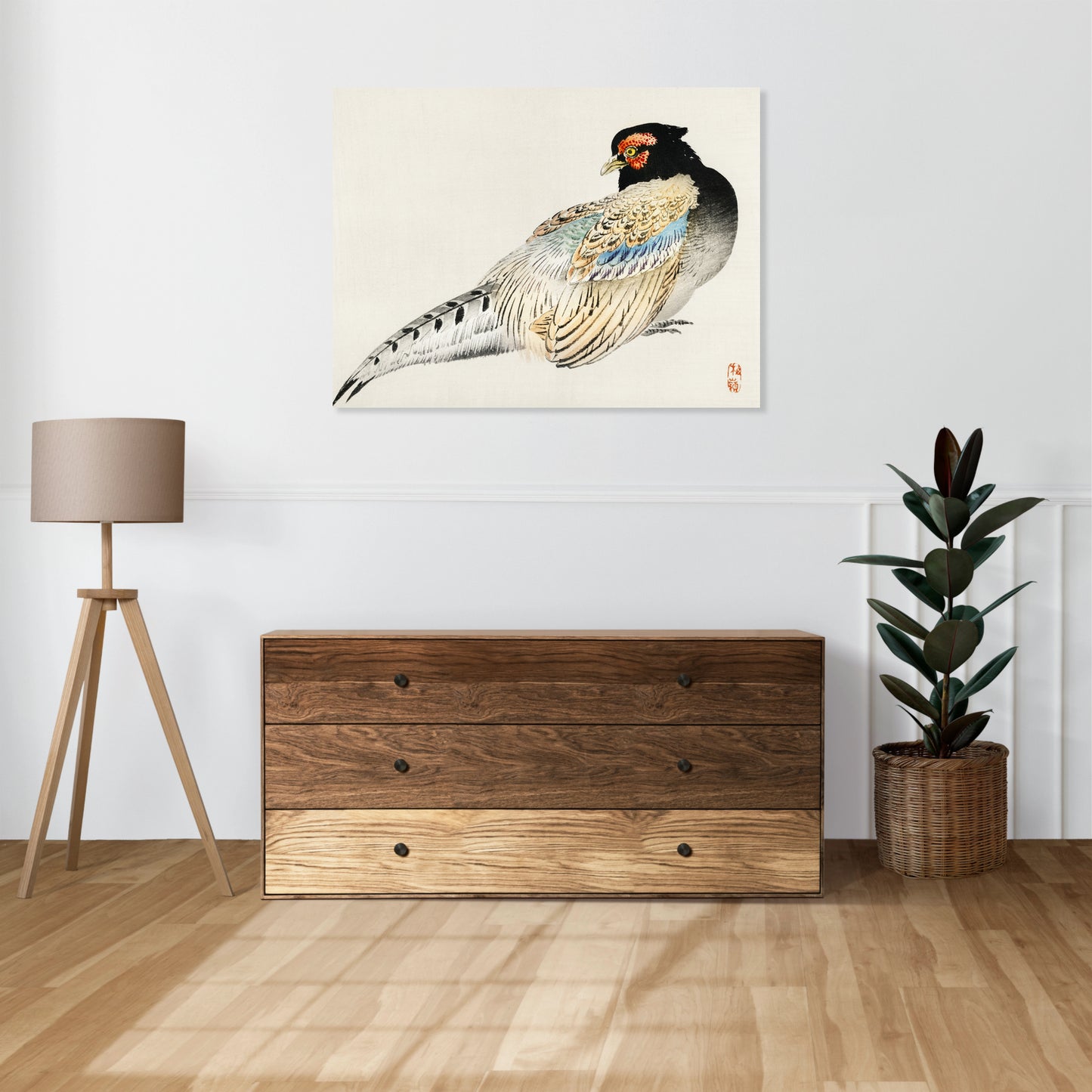 Obraz  Peregrine Falcon, Kōno Bairei Japoński Vintage do Salonu