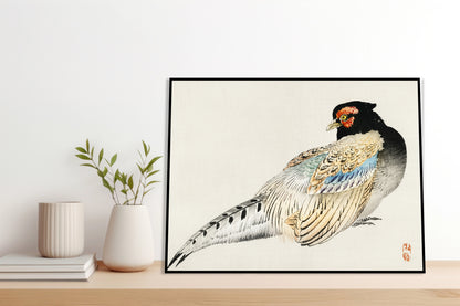 Plakat  Peregrine Falcon, Kōno Bairei Japoński Vintage do Salonu