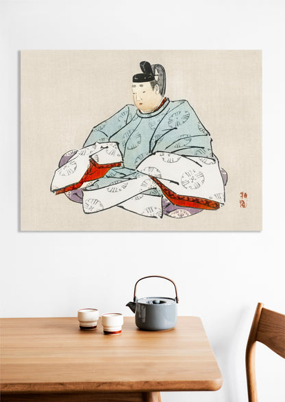 Obraz  Shogun, Kōno Bairei Japoński Vintage do Salonu