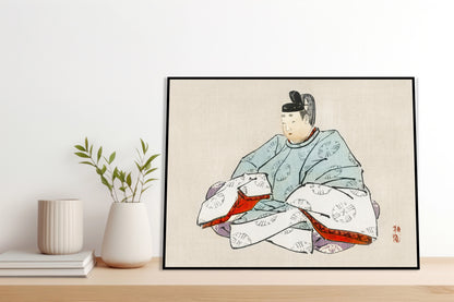 Plakat  Shogun, Kōno Bairei Japoński Vintage do Salonu
