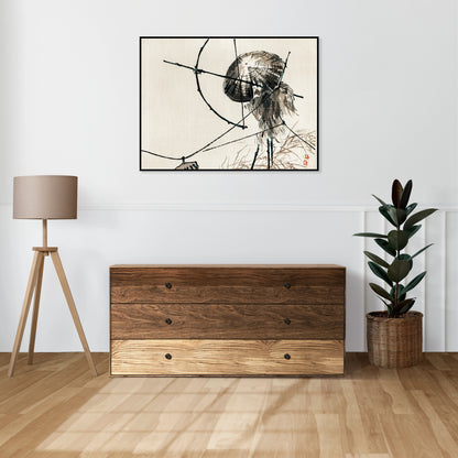 Plakat  Archer, Kōno Bairei Japoński Vintage od Salonu