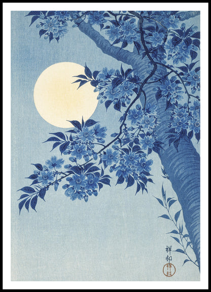 Plakat  Blossoming Cherry, Koson Japoński Vintage do Salonu