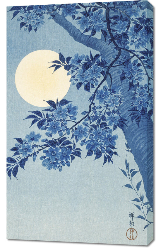 Obraz  Blossoming Cherry, Koson Japoński Vintage do Salonu
