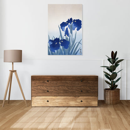 Obraz  Iris Flowers, Koson Japoński Vintage do Salonu