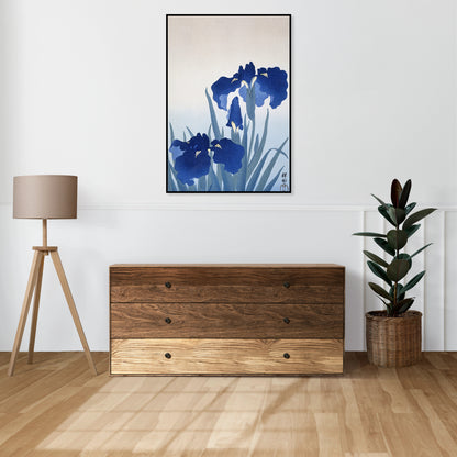 Plakat  Iris Flowers, Koson Japoński Vintage do Salonu