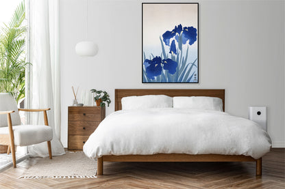 Plakat  Iris Flowers, Koson Japoński Vintage do Salonu