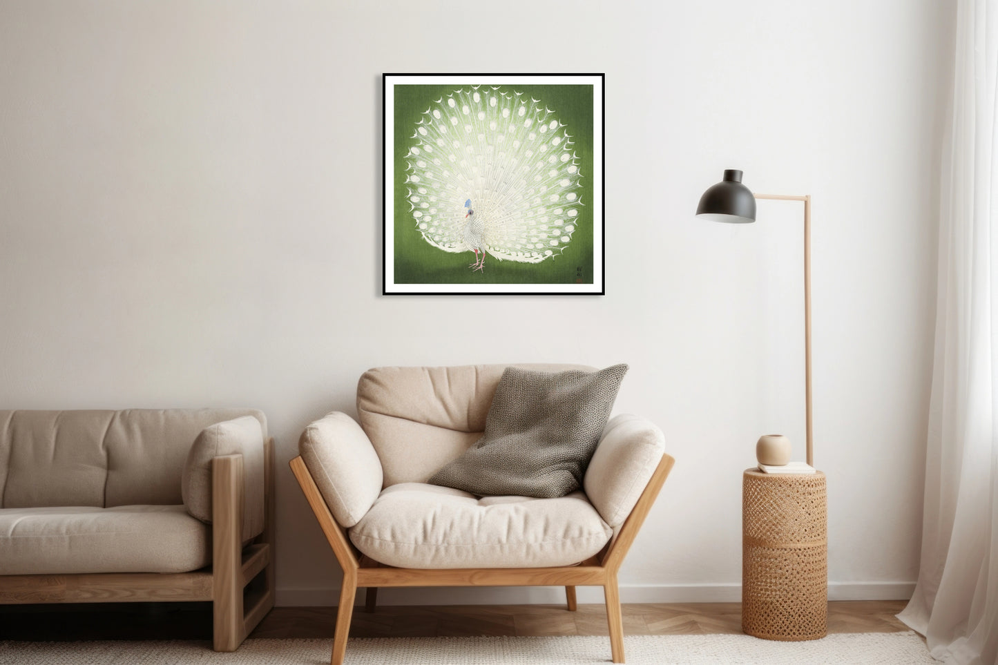 Plakat  Peacock, Koson Japoński Vintage do Salonu