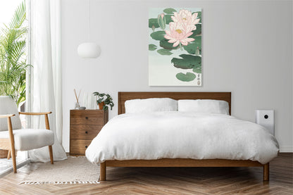 Obraz  Water Lily, Koson Japoński Vintage do Salonu