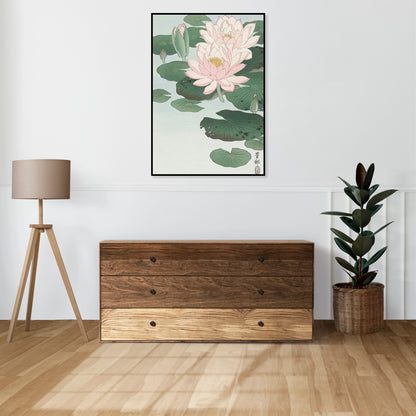 Plakat  Water Lily, Koson Japoński Vintage do Salonu