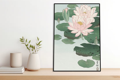 Plakat  Water Lily, Koson Japoński Vintage do Salonu