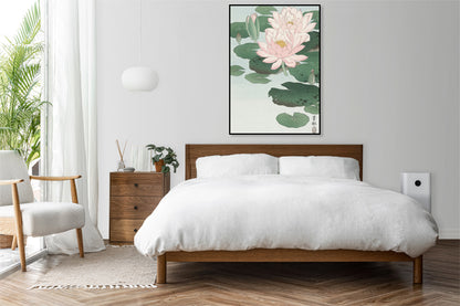 Plakat  Water Lily, Koson Japoński Vintage do Salonu