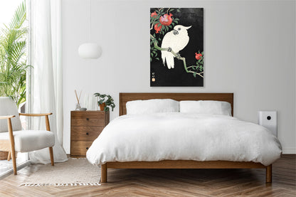 Obraz  Cockatoo and Pomegranate, Koson Japoński Vintage do Salonu