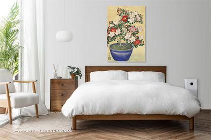 Obraz  Blooming Azalea, Koson Japoński Vintage do Salonu