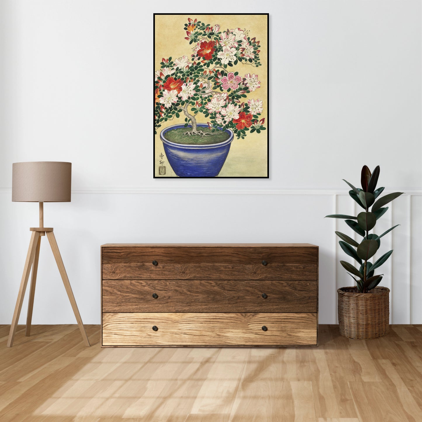Plakat  Blooming Azalea, Koson Japoński Vintage do Salonu