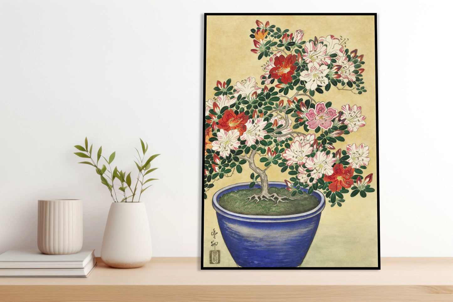 Plakat  Blooming Azalea, Koson Japoński Vintage do Salonu