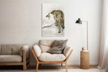 Obraz  Roaring Tiger, Koson Japoński Vintage do Salonu