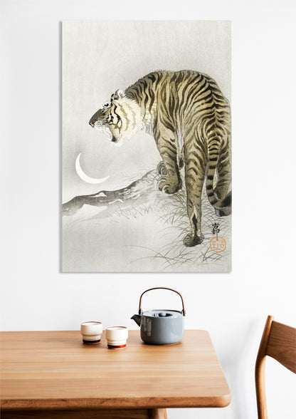 Obraz  Roaring Tiger, Koson Japoński Vintage do Salonu