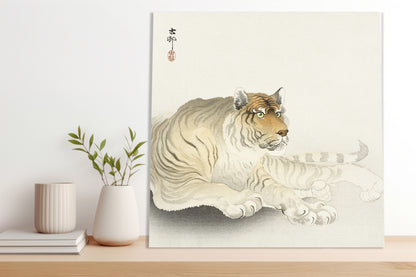 Obraz  Tiger, Koson Japoński Vintage do Salonu