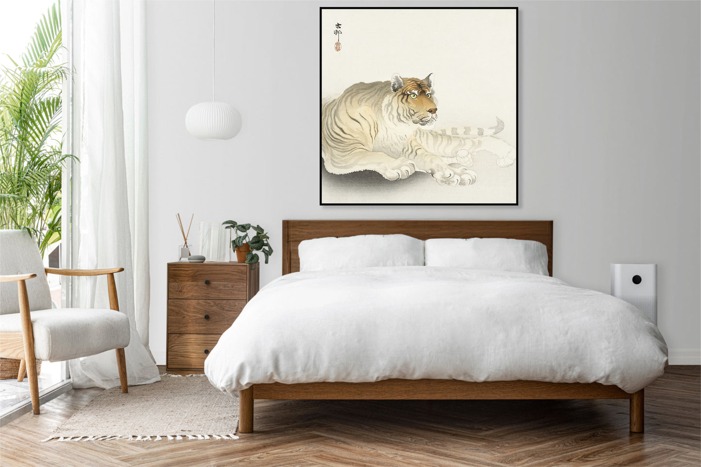 Plakat  Tiger, Koson Japoński Vintage do Salonu