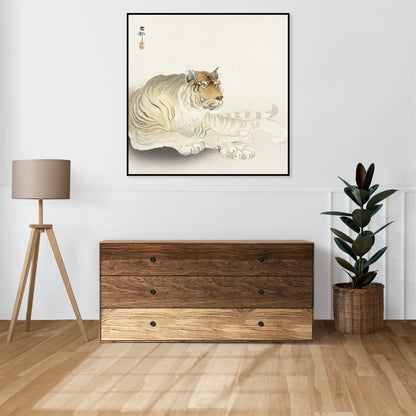 Plakat  Tiger, Koson Japoński Vintage do Salonu
