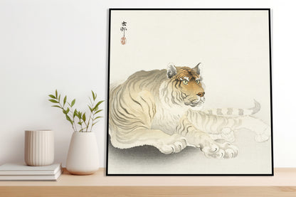 Plakat  Tiger, Koson Japoński Vintage do Salonu