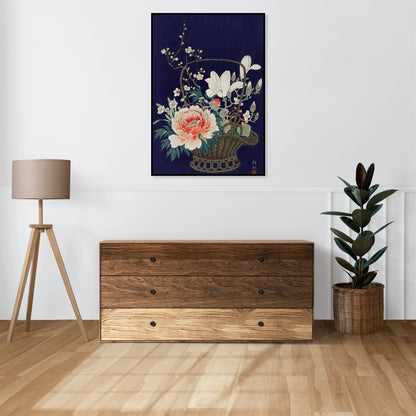 Plakat  Bamboo Flower Basket, Koson Japoński Vintage do Salonu