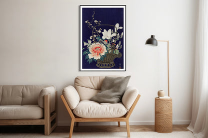 Plakat  Bamboo Flower Basket, Koson Japoński Vintage do Salonu