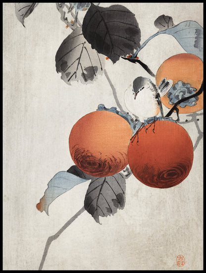 Plakat  Nuthatcher, Koson Japoński Vintage do Salonu