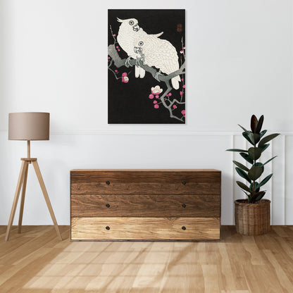 Obraz  Two Cockatoo, Koson Japoński Vintage do Salonu