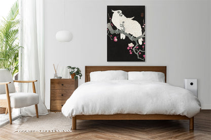 Obraz  Two Cockatoo, Koson Japoński Vintage do Salonu