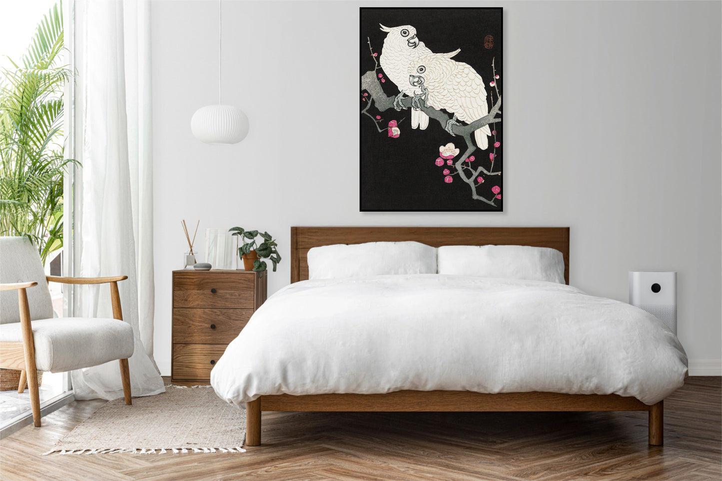 Plakat  Two Cockatoo, Koson Japoński Vintage do Salonu