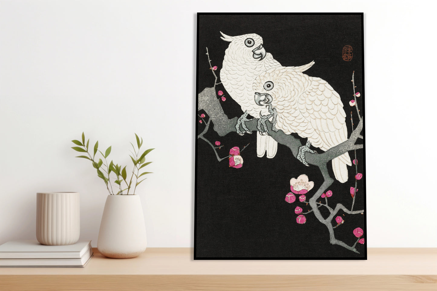 Plakat  Two Cockatoo, Koson Japoński Vintage do Salonu