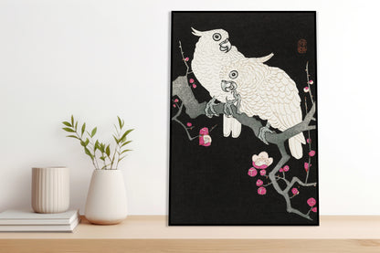 Plakat  Two Cockatoo, Koson Japoński Vintage do Salonu