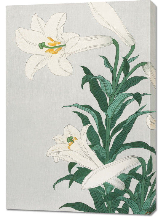 Obraz  Lilies, Koson Japoński Vintage do Salonu