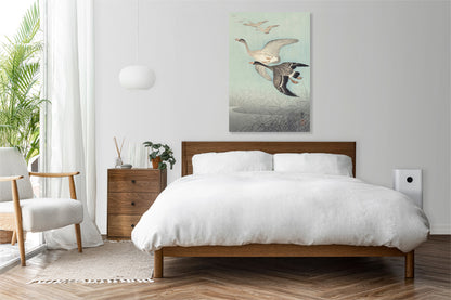 Obraz  Great Geese in Flight, Koson Japoński Vintage do Salonu