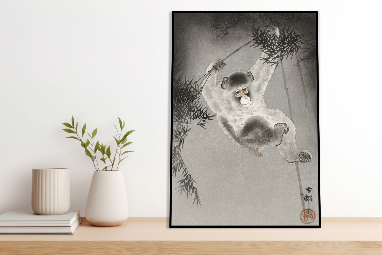 Plakat  Monkey, Koson Japoński Vintage do Salonu