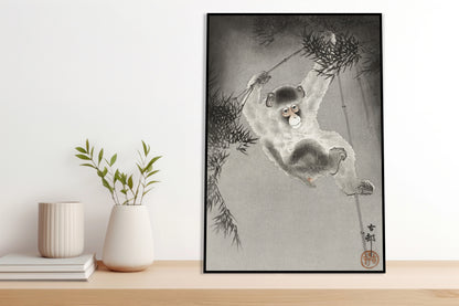 Plakat  Monkey, Koson Japoński Vintage do Salonu