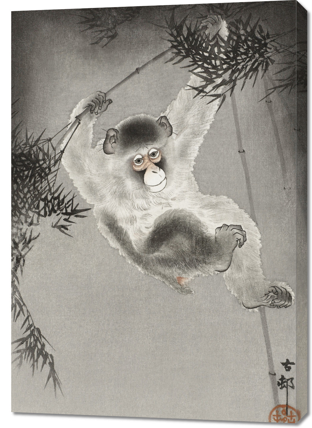 Obraz  Monkey, Koson Japoński Vintage do Salonu