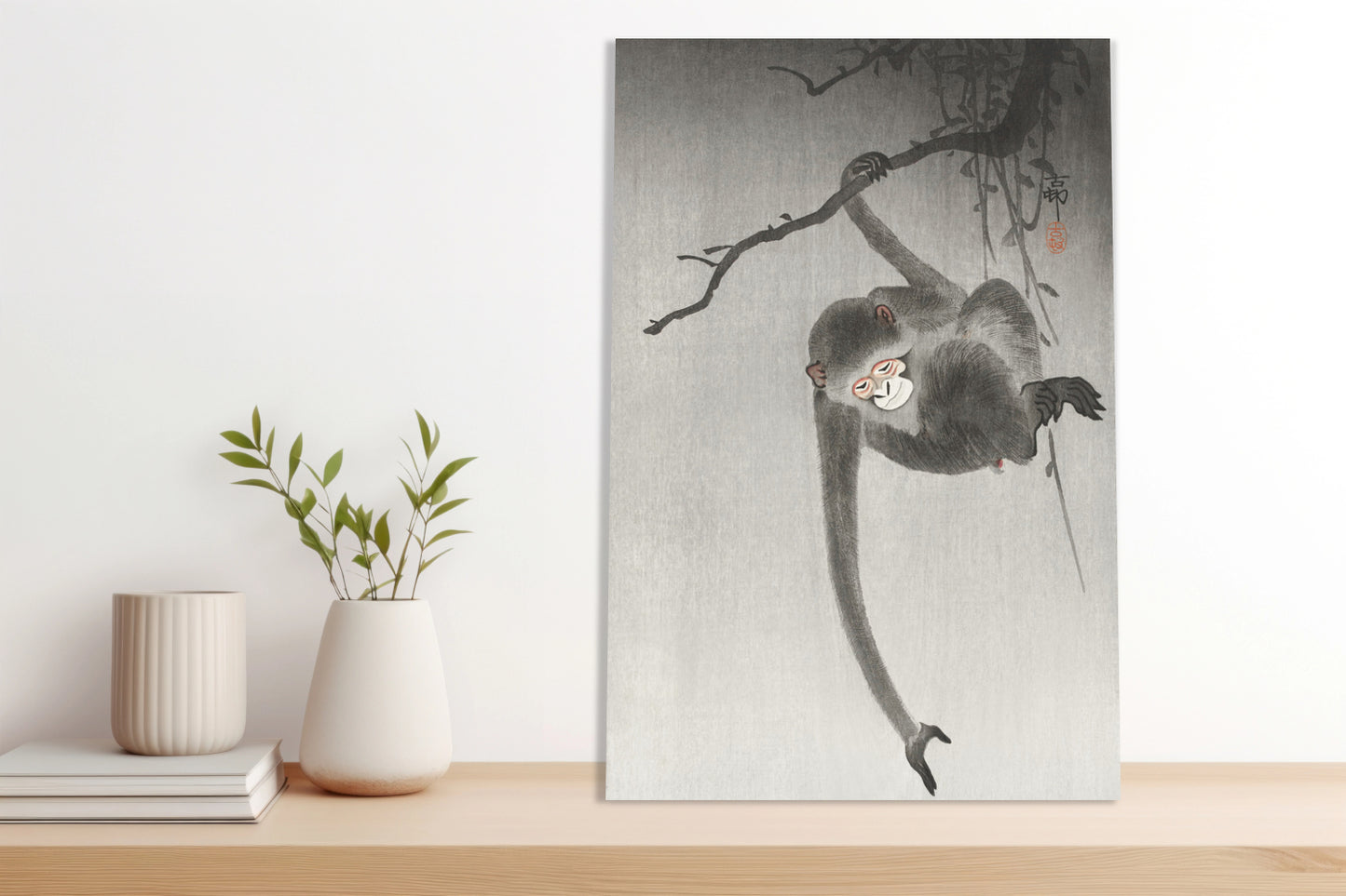 Obraz  Monkey 2, Koson Japoński Vintage do Salonu
