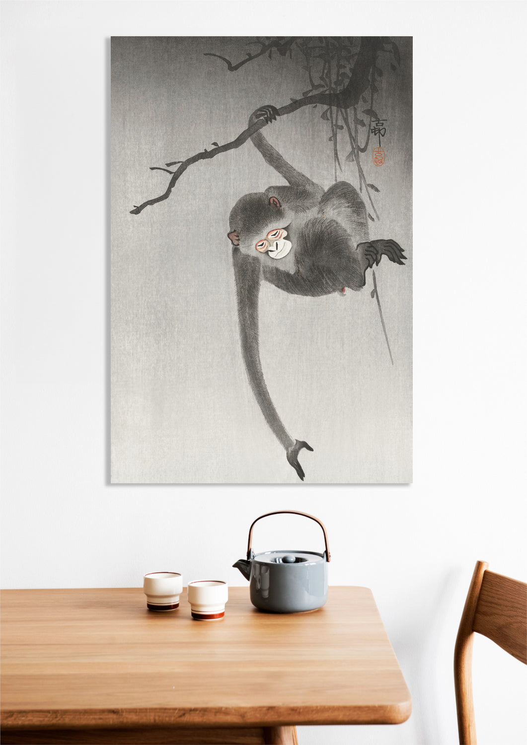 Obraz  Monkey 2, Koson Japoński Vintage do Salonu