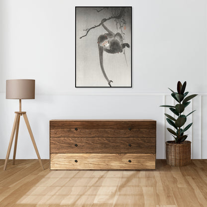 Plakat  Monkey 2, Koson Japoński Vintage do Salonu