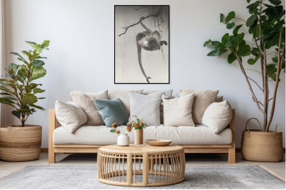Plakat  Monkey 2, Koson Japoński Vintage do Salonu