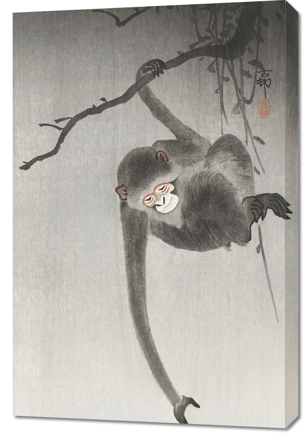 Obraz  Monkey 2, Koson Japoński Vintage do Salonu