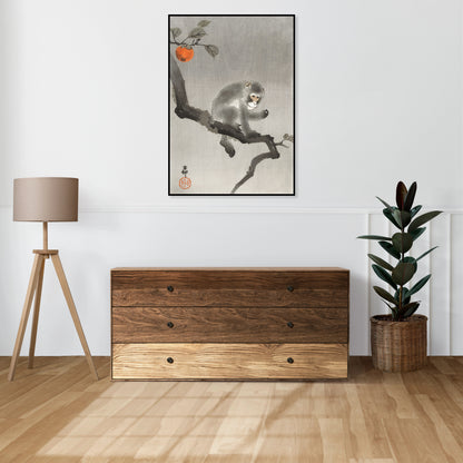 Plakat  Monkey 3, Koson Japoński Vintage do Salonu