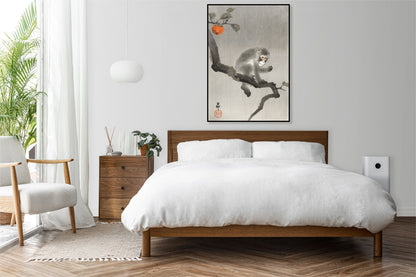 Plakat  Monkey 3, Koson Japoński Vintage do Salonu