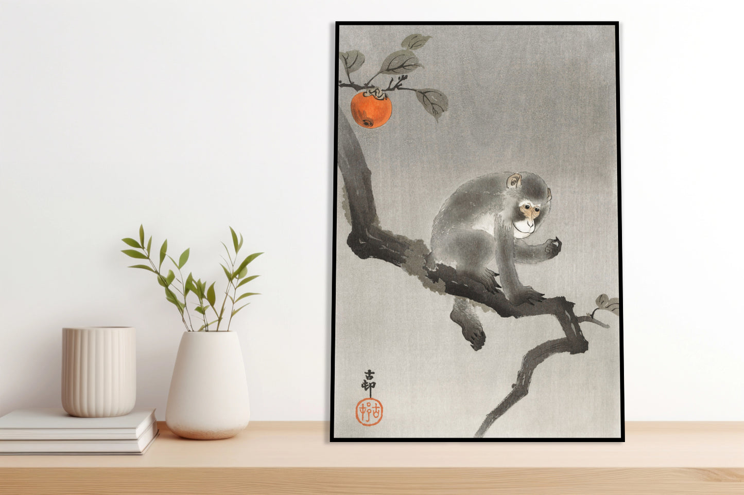 Plakat  Monkey 3, Koson Japoński Vintage do Salonu