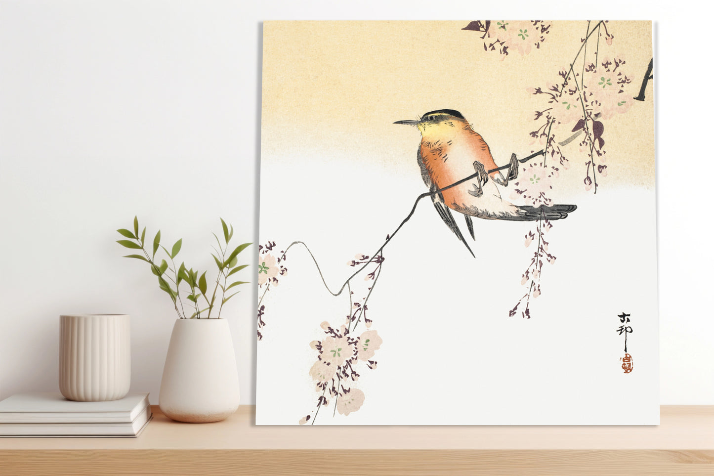 Obraz  Songbird, Koson Japoński Vintage do Salonu