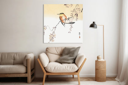 Obraz  Songbird, Koson Japoński Vintage do Salonu