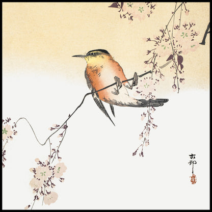 Plakat  Songbird, Koson Japoński Vintage do Salonu