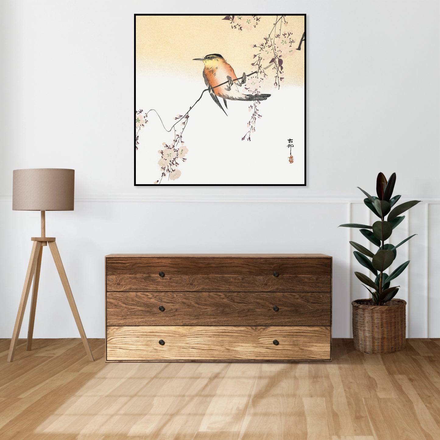 Plakat  Songbird, Koson Japoński Vintage do Salonu